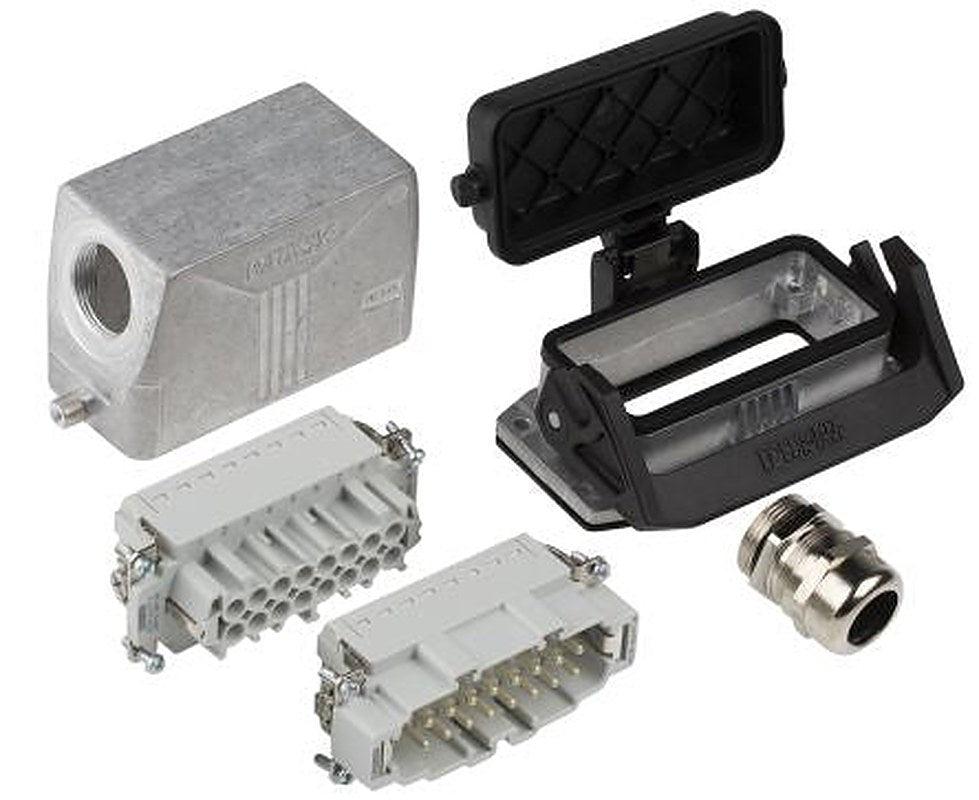 Phoenix Contact HC Series Heavy Duty Power Connector Kit, 16-Contact, 1416356