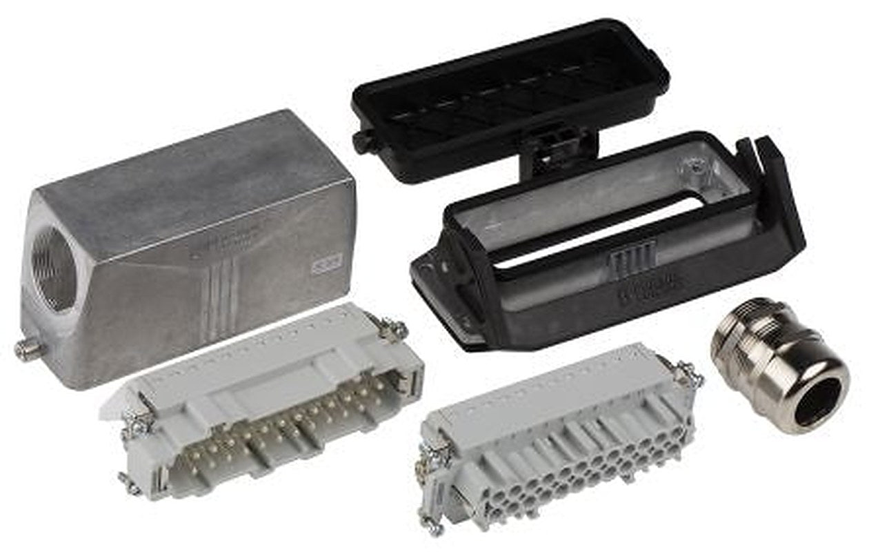 Phoenix Contact, HC, Heavy Duty Power Connector Kit, 24 Way, 16A