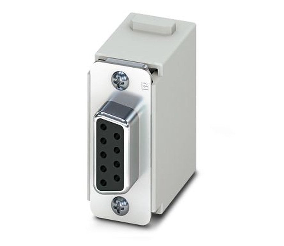 Phoenix Contact Heavy Duty Power Connector Module, 1A, HC-M-DSUB-C Series Female, 9 Contacts