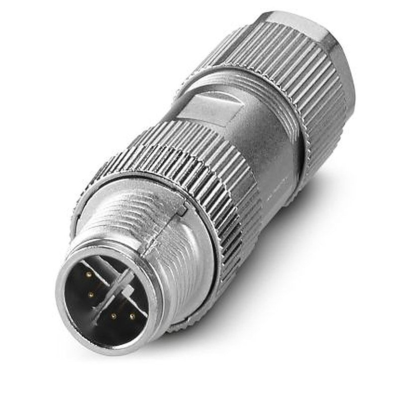 Phoenix Contact Circular Connector, 8 Contacts, Cable, M12 Connector, Plug, Male, IP65, IP67, SACC Series