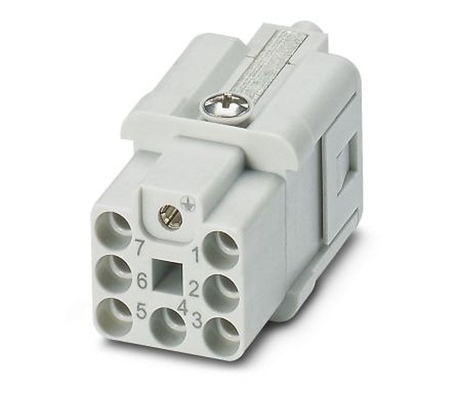Phoenix Contact Heavy Duty Power Connector Insert, 12A, HC Series Female, 7 Contacts
