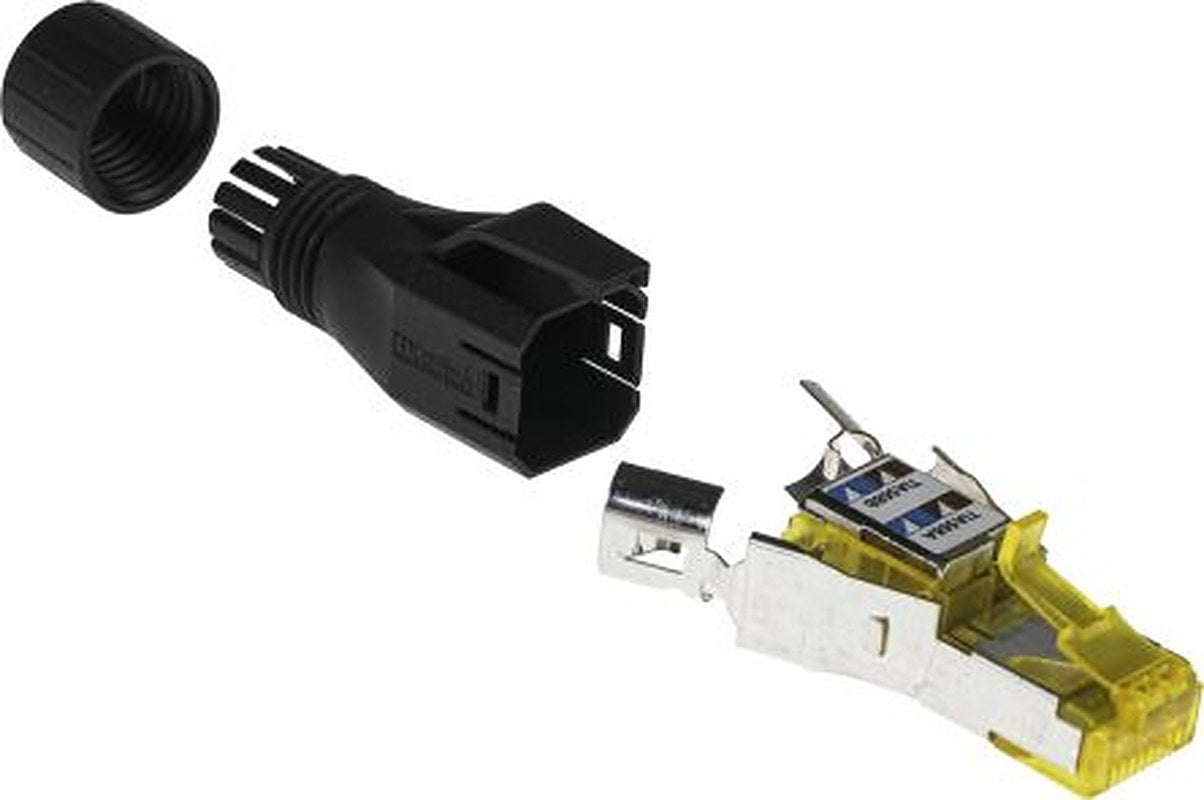 Phoenix Contact VS-08-RJ45-10G/Q Series RJ45 Connector Male, Cable, Cat6a Shielded Straight 1 Port 8 Way