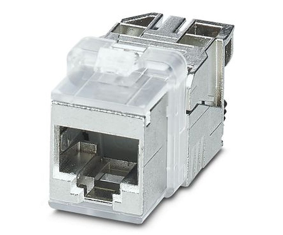 Phoenix Contact CUC-K-J1ZNI-S/R4IDC8 Series RJ45 Connector Female, Panel Mount, Cat6a Shielded Straight 1 Port 8 Way