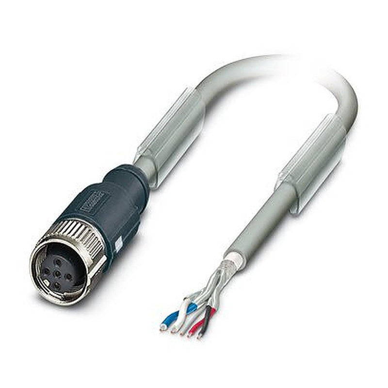 Phoenix Contact Bus Bus Cable, 5 Cores, 0.34mm² 24 AWG, Screened, 20 m, Silver Grey Polyurethane Sheath