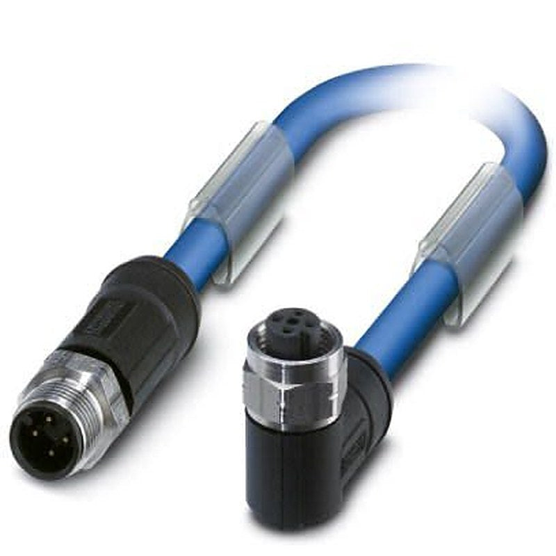 Phoenix Contact Male 3 way M12, Straight to Female 3 way M12 Bus Cable, 1 m