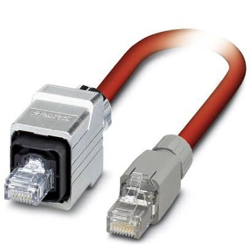 Phoenix Contact VS, 5 m Cat5 Ethernet Cable, Red, Shielded Screened Polyvinyl Chloride Sheath