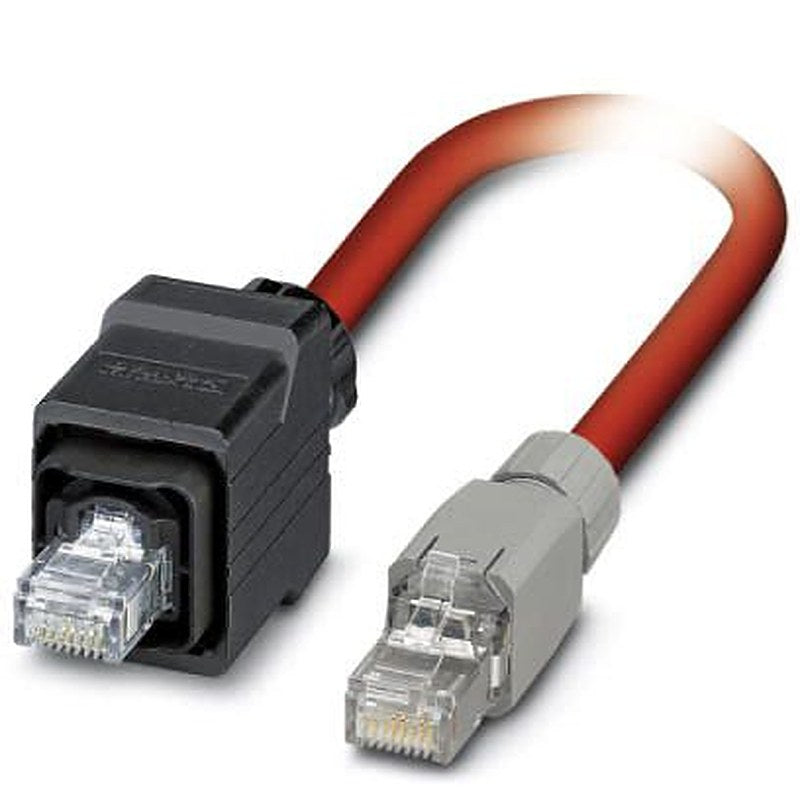 Phoenix Contact VS, 5 m Cat5 Ethernet Cable, Red, Shielded Screened Polyvinyl Chloride Sheath
