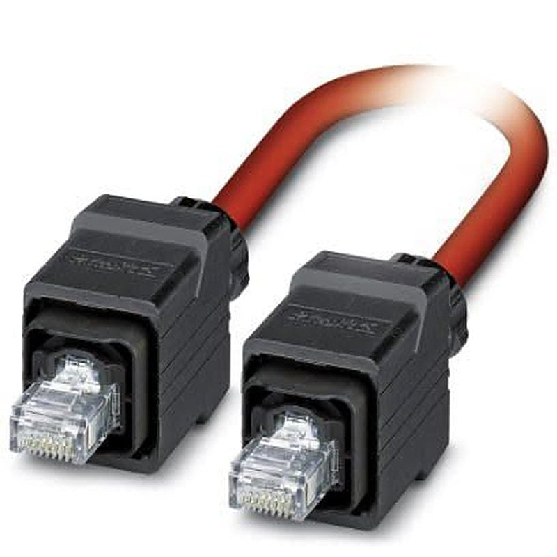 Phoenix Contact VS, 5 m Cat5 Ethernet Cable, Red, Shielded 1 Screened Polyvinyl Chloride Sheath