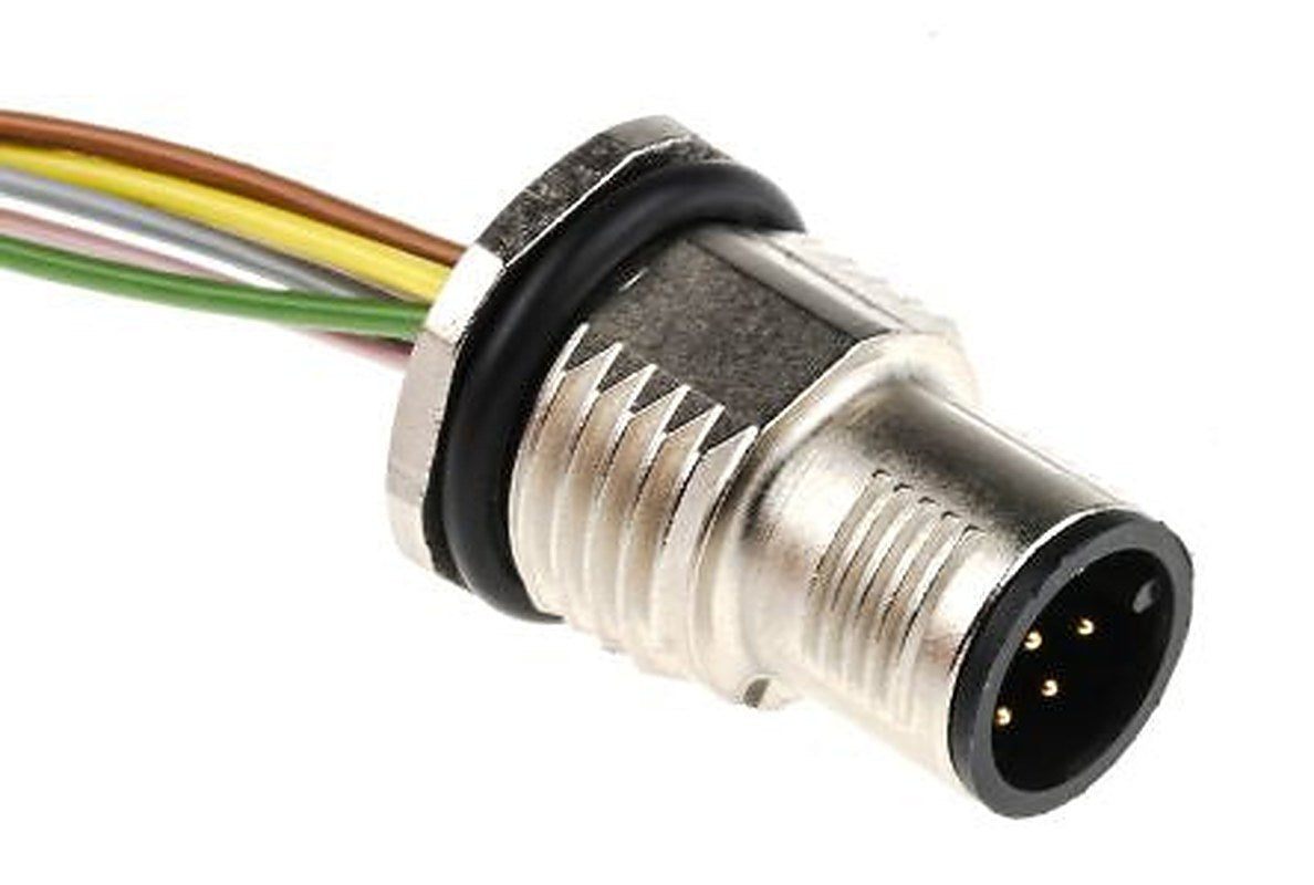 Phoenix Contact Male 8 way M12 to 8 way Unterminated Sensor Actuator Cable, 500 mm