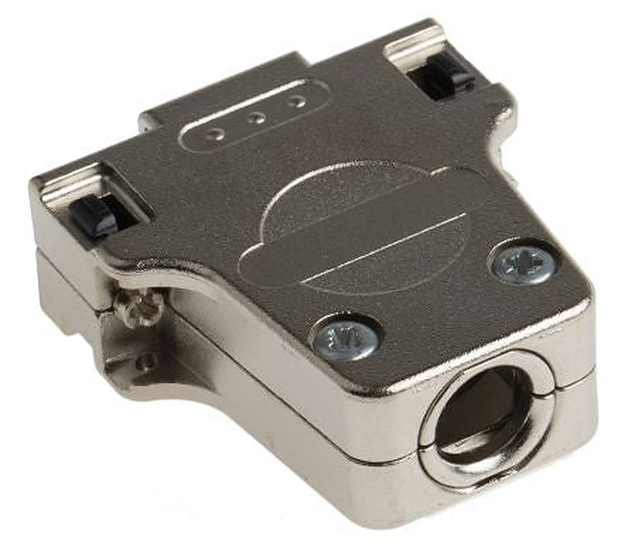 Phoenix Contact DSSC Series Die Cast Zinc Straight D-Sub Backshell, 15 Way Strain Relief