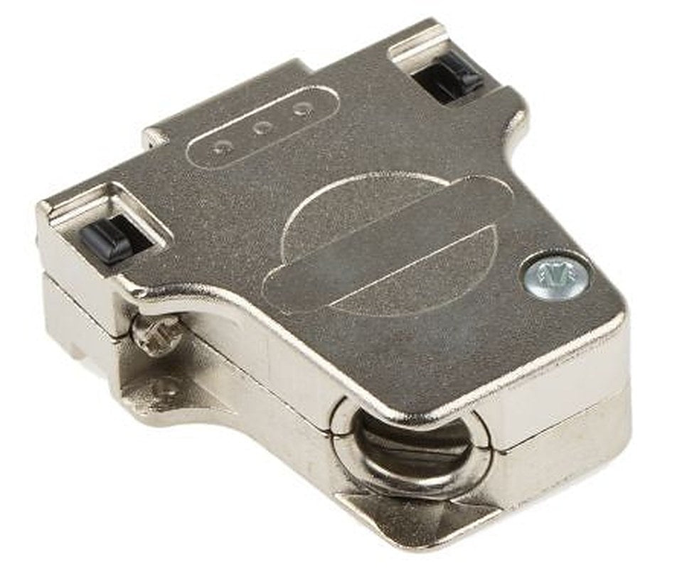Phoenix Contact DSSC Series Die Cast Zinc Right Angle D-Sub Backshell, 15 Way Strain Relief