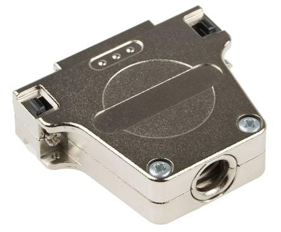 Phoenix Contact DSSC Series Die Cast Zinc Straight D-Sub Backshell, 25 Way Strain Relief