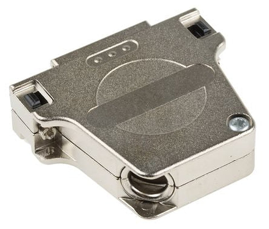 Phoenix Contact DSSC Series Die Cast Zinc Right Angle D-Sub Backshell, 25 Way Strain Relief