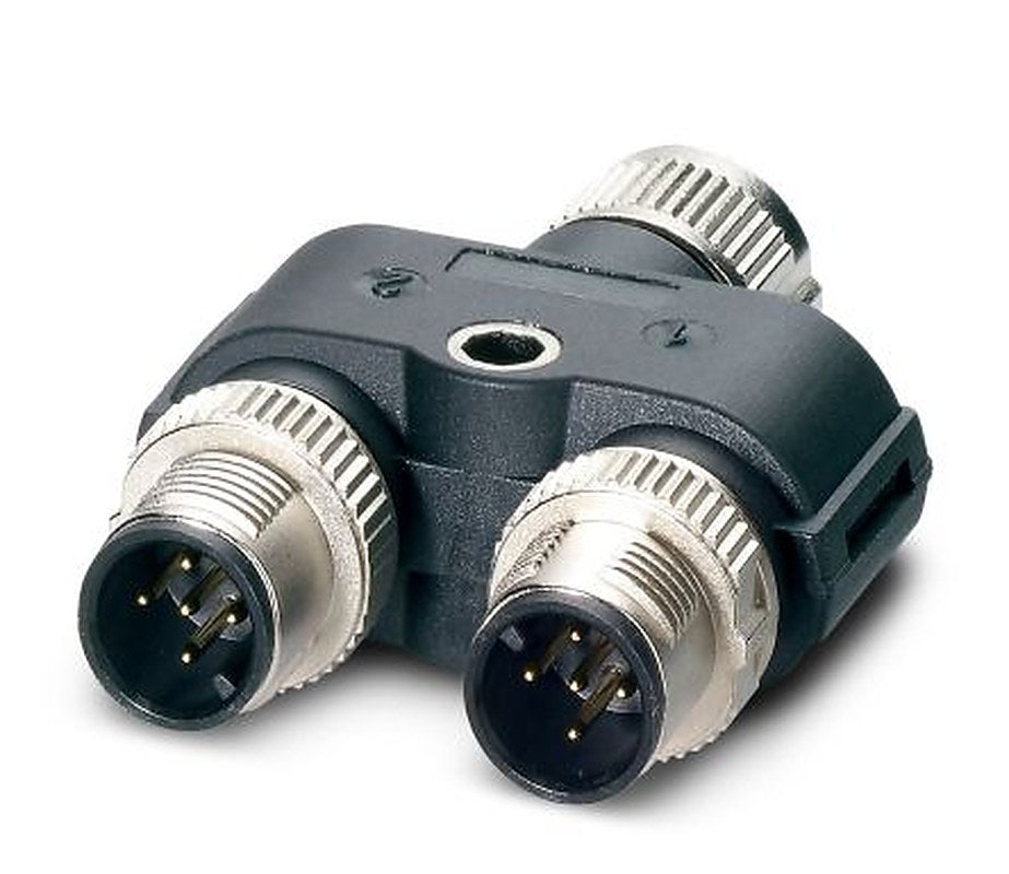 Phoenix Contact Straight Circular Connector Adapter 5 M12 Female 5 M12 Male