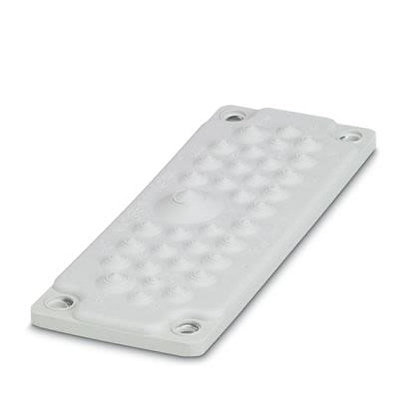 Phoenix Contact MC-35-MULTI Series Thermoplastic Elastomer Gland Plate for Use with Cable Gland x 222 mm x 92mm