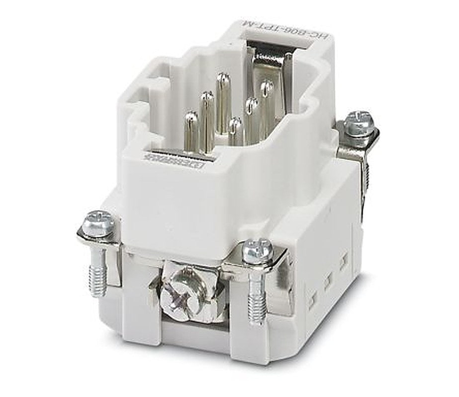 Phoenix Contact Heavy Duty Power Connector Insert, 16A, HC Series Male, 6 Contacts