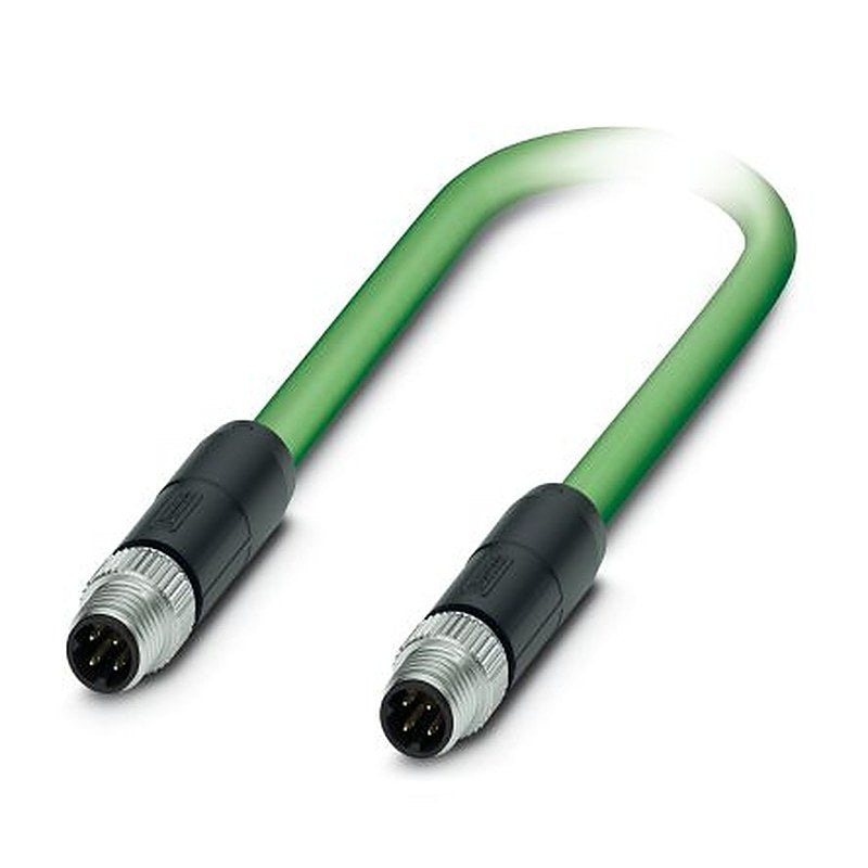 Phoenix Contact, 5 m Cat5 Ethernet Cable, Green, Shielded 4 Screened Polyurethane Sheath