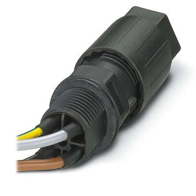 Phoenix Contact Circular Connector, 4 Contacts, Front, M25 Connector, Plug, Male, IP68, IP69K, QPD Series