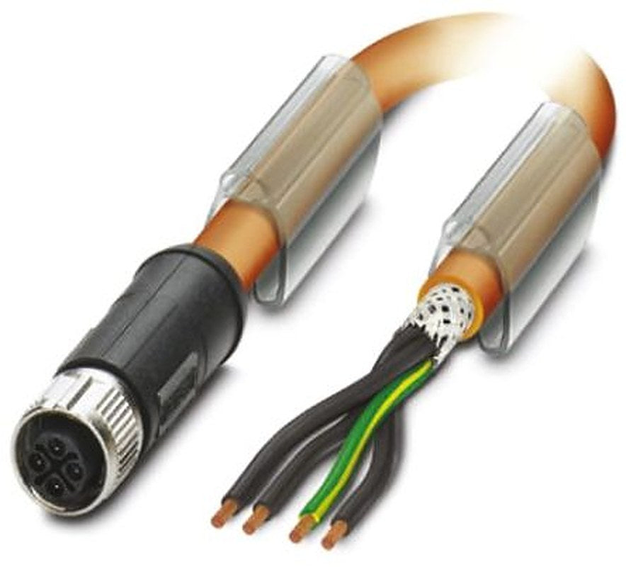 Phoenix Contact Female 4 way Straight to 4 way Unterminated Sensor Actuator Cable, 1.5 m