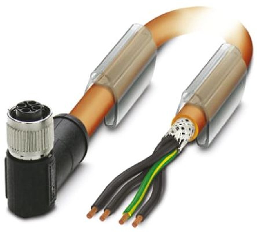 Phoenix Contact Female 4 way M12 to Unterminated Sensor Actuator Cable, 1.5 m