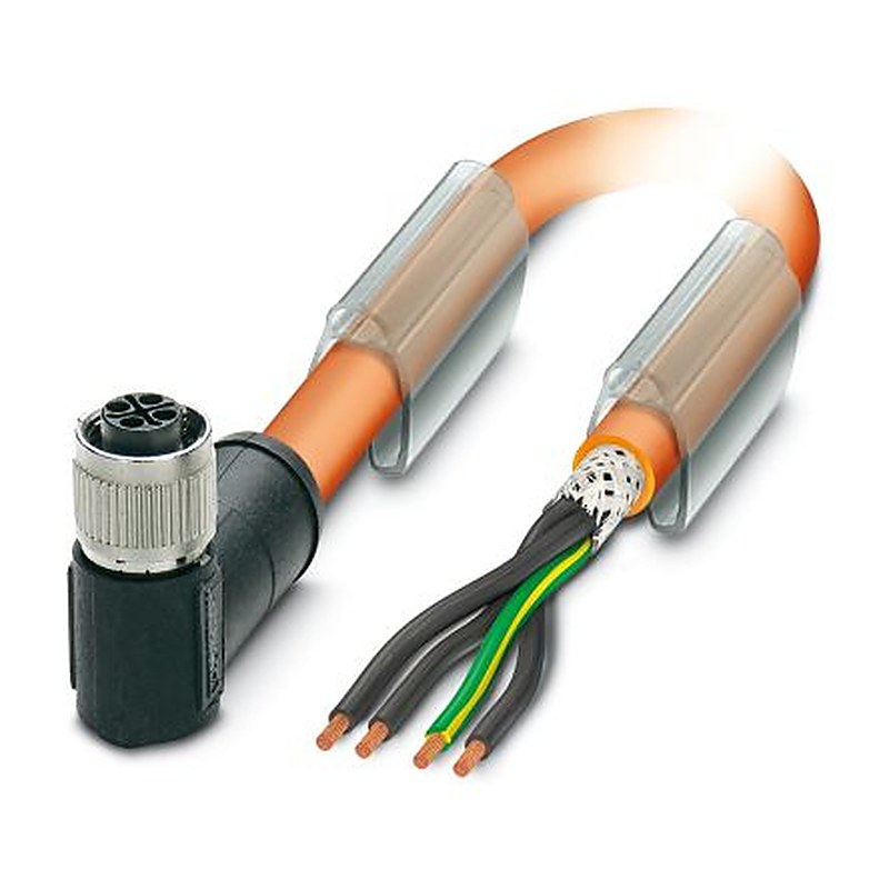 Phoenix Contact Female 4 way M12 to Unterminated 4 way Free End Sensor Actuator Cable, 5 m