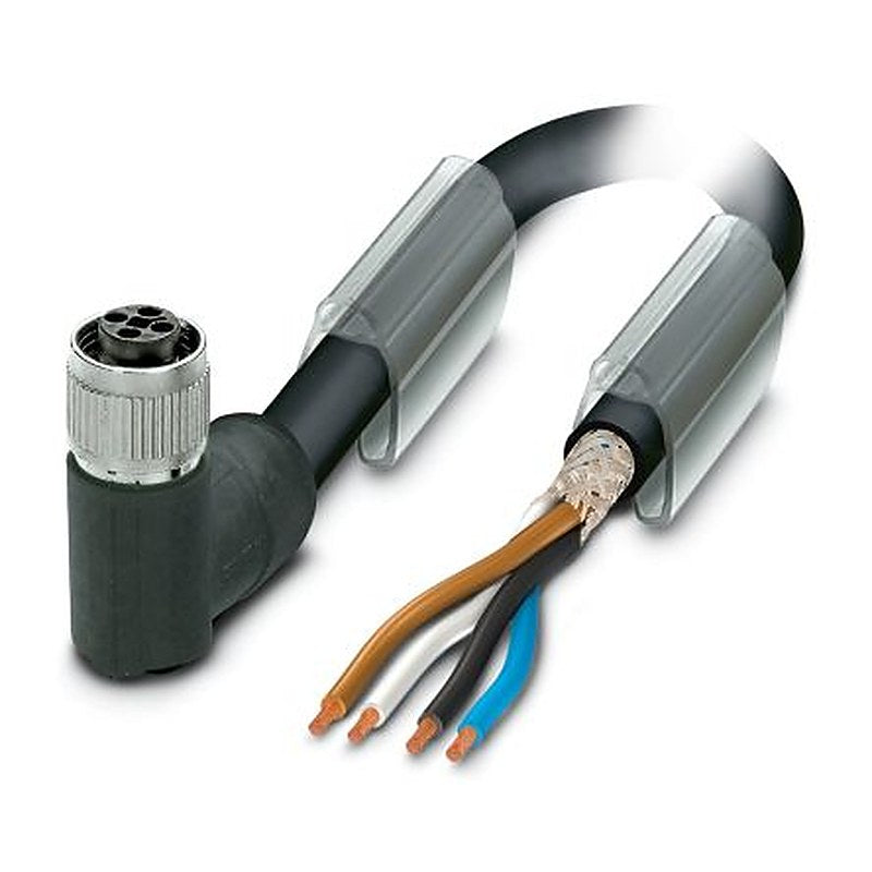 Phoenix Contact Female 4 way Right Angle to Unterminated Sensor Actuator Cable, 1.5 m