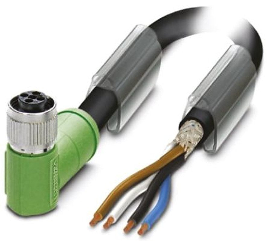 Phoenix Contact Female 4 way M12 to 4 way Unterminated Sensor Actuator Cable, 3 m
