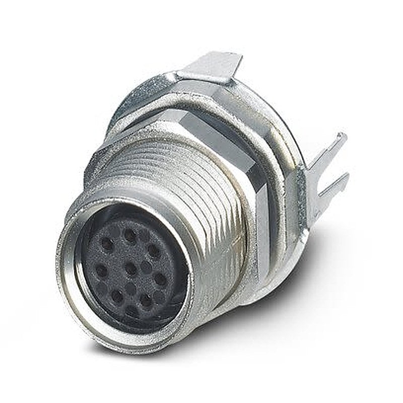 Phoenix Contact Connector, 8 Contacts, Rear, M10 Connector, Socket, Female, IP67, SACC-DSI-M8FS-8CON-M10-L180 SH Series