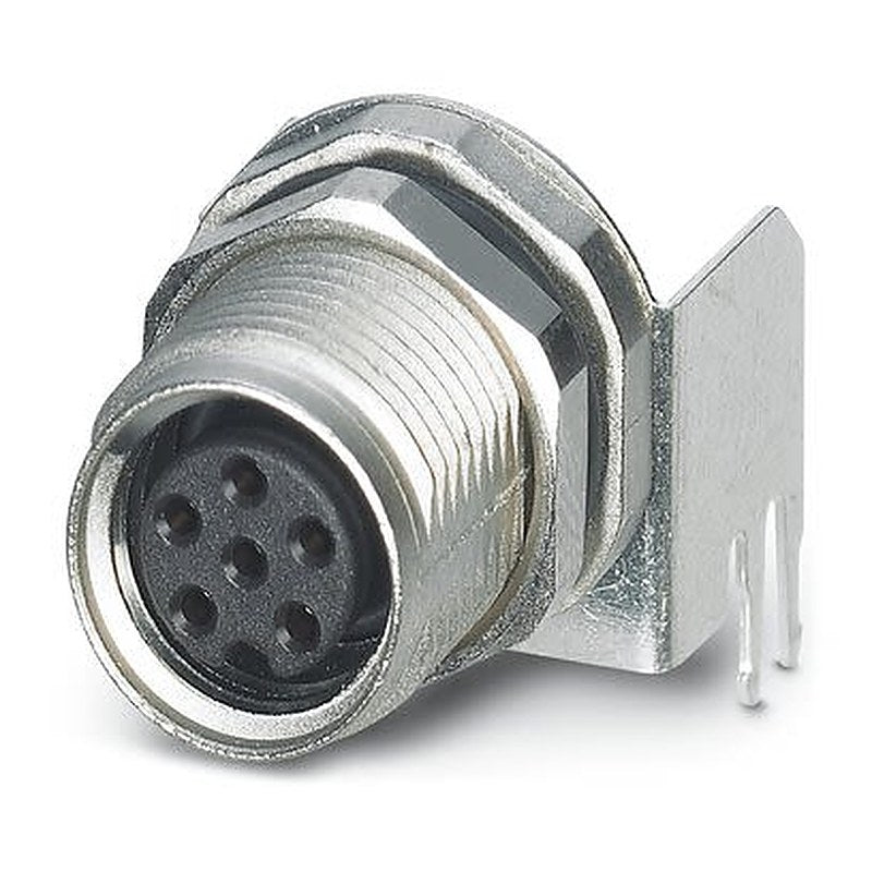 Phoenix Contact Connector, 6 Contacts, Rear, M8 Connector, Socket, Female, IP67, SACC-DSI-M8FS-6CON-M10-L90 SH Series