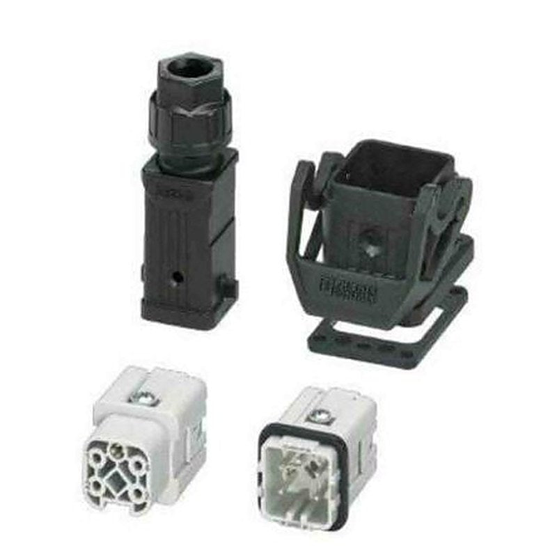 Phoenix Contact kit contents: Connector, HC-STA, Heavy Duty Power Connector, 4 Way, 10A