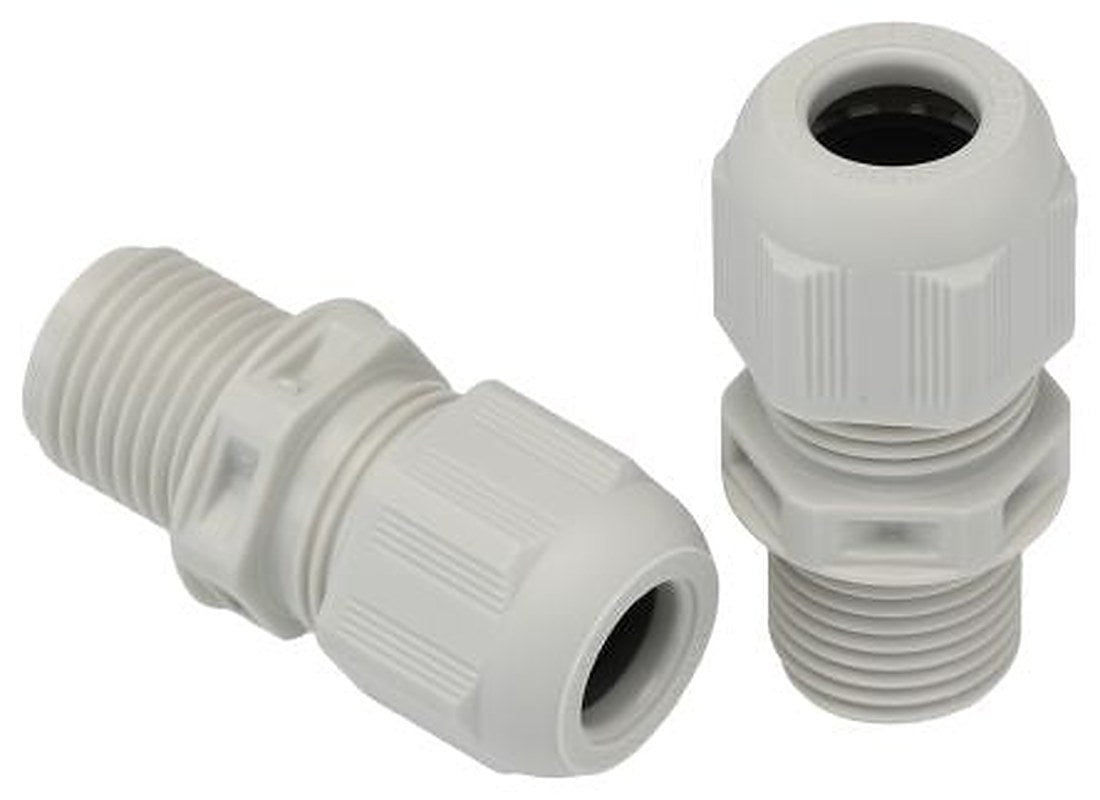 Phoenix Contact G-INS Series Light Grey Polyamide Cable Gland, M16 Thread, 4.5 mm min., 10 mm max., IP68, IP69