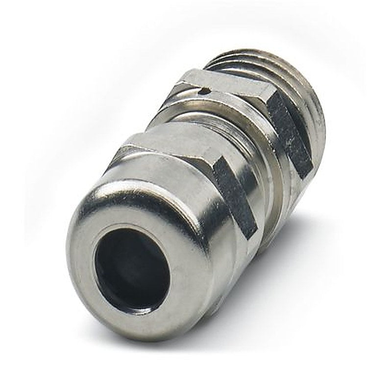 Phoenix Contact G-INVEN Series Silver Brass Cable Gland, M20 x 1.5 Thread, 6 mm min., 11 mm max., IP67, IP66