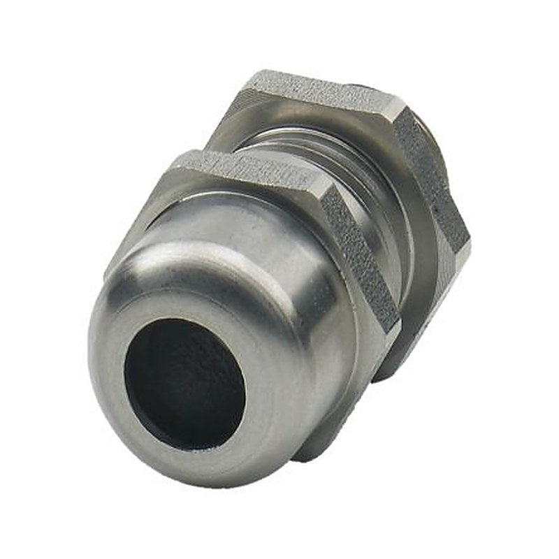 Phoenix Contact G-INS Series Grey Stainless Steel Cable Gland, M16 x 1.5 Thread, 5 mm min., 10 mm max., IP69, IP66, IP68
