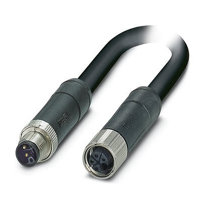 Phoenix Contact 14251, 300 mm 4 Core Power Cable, Grey, Black Polyvinyl Chloride 80 °C