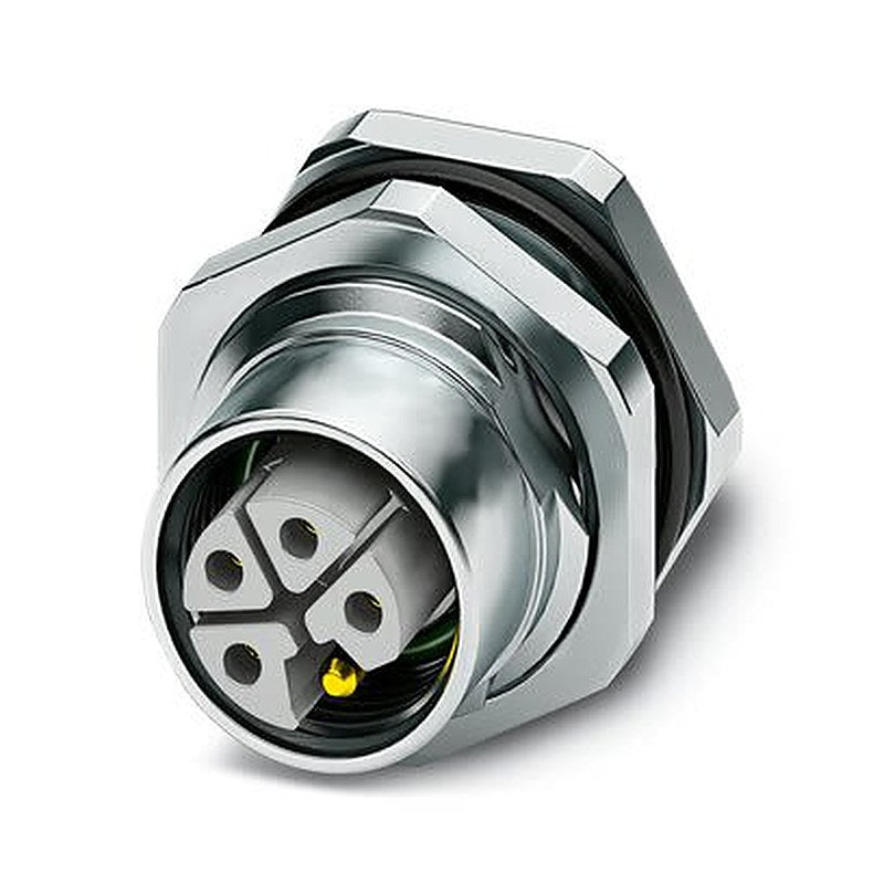 Phoenix Contact Connector, 5 Contacts, Rear, M12 Connector, Socket, Female, IP67, SACC-DSI Series