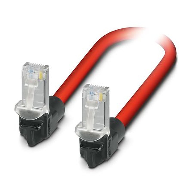 Phoenix Contact NBC, 3 m Ethernet Cable, Red Screened Polyurethane Sheath