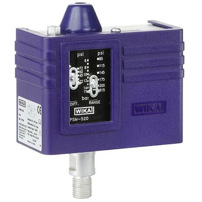 WIKA Pressure Switch 0 bar to 7 bar