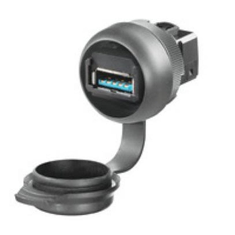 Weidmüller, Panel Male- 2 Port IP65 Coupler USB 3.0