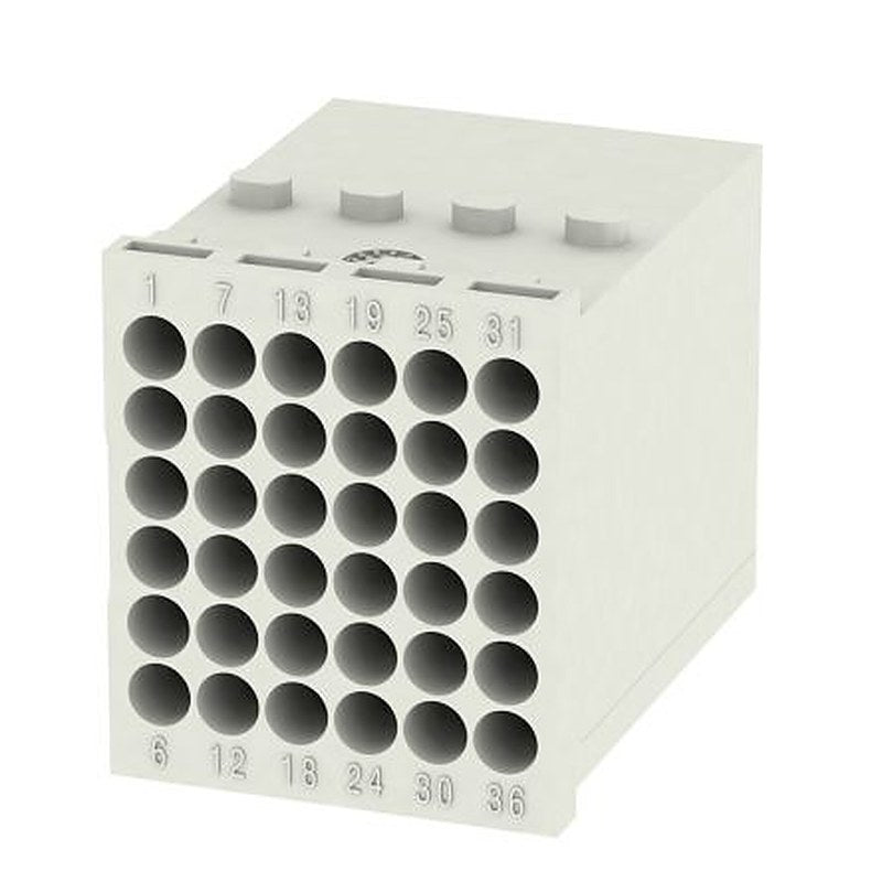 Weidmüller Heavy Duty Power Connector Insert, 10A, ModuPlug Series Male, 36 Contacts