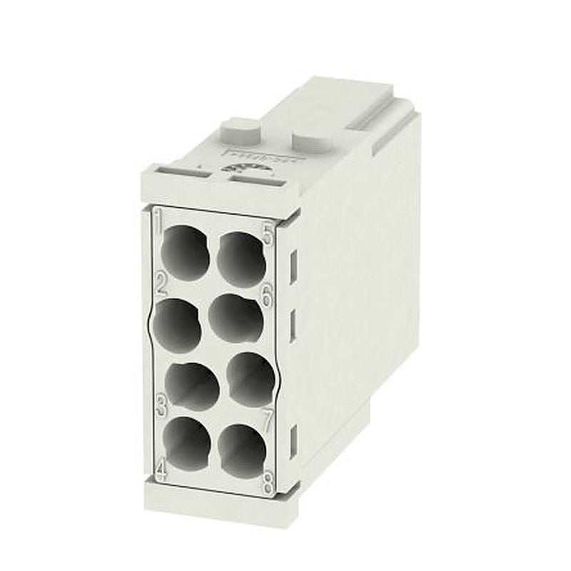 Weidmüller Heavy Duty Power Connector Insert, 16A, ModuPlug Series Male, 8 Contacts
