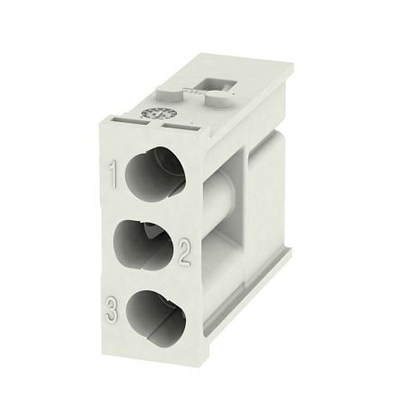 Weidmüller Heavy Duty Power Connector Insert, 40A, ModuPlug Series Male, 3 Contacts