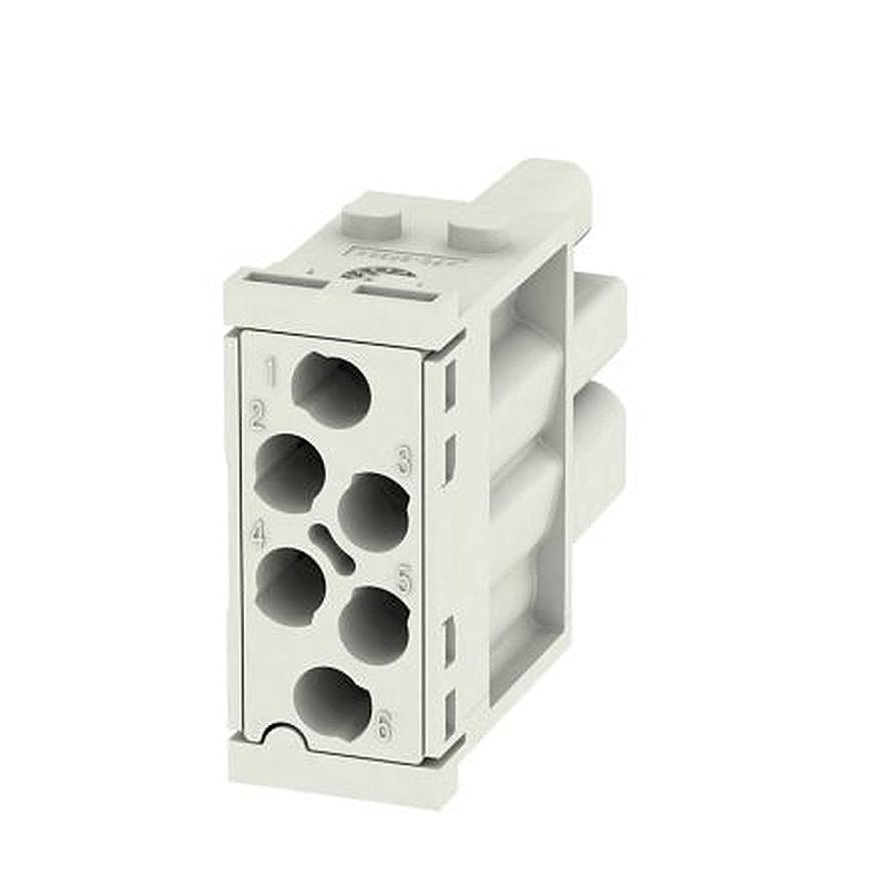 Weidmüller Heavy Duty Power Connector Insert, 16A, ModuPlug Series Female, 6 Contacts