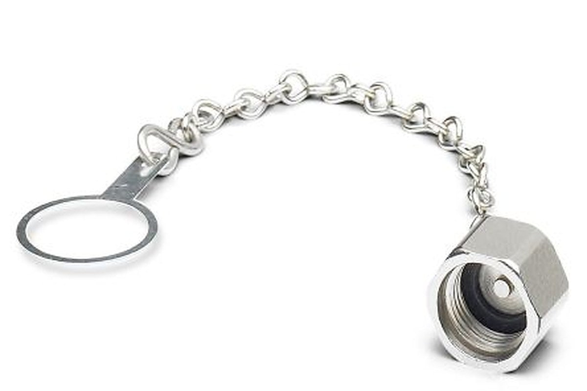 Phoenix Contact Connector Accessory Sealing Cap for use with 16 mm Fastening Eye, M12 Plugs with Chain, Flush Type
