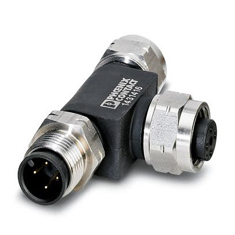 Phoenix Contact 4-Way Conductor T Connector Male/Female for Cable