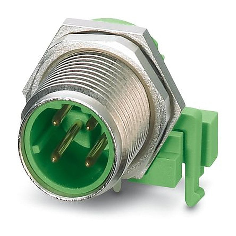 Phoenix Contact Circular Connector, 4 Contacts, Rear, M12 Connector, Plug, Male, IP67, SACC Series