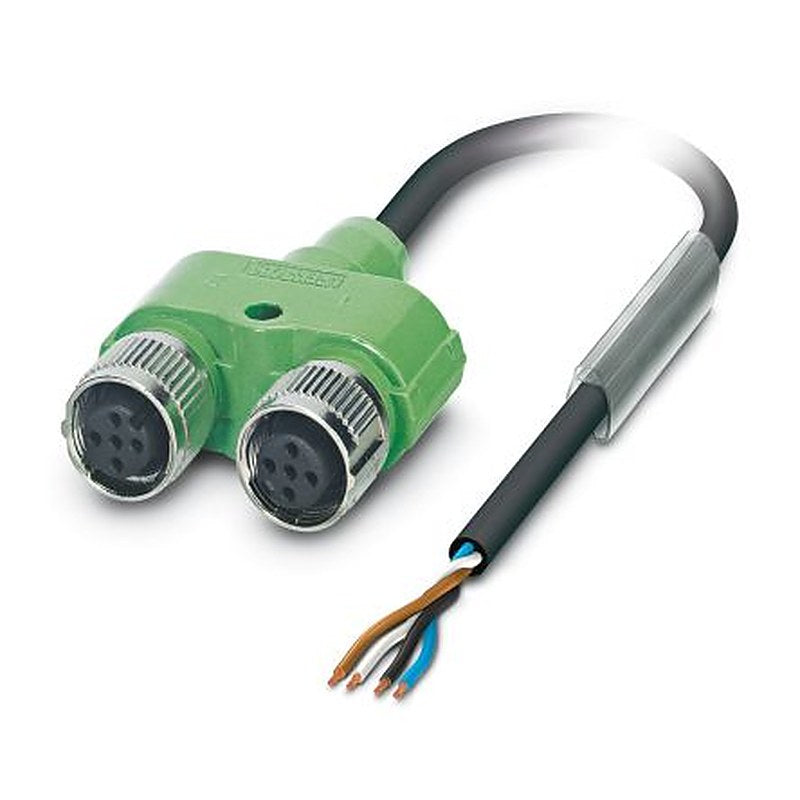 Phoenix Contact Female 4 way M12 x 2 to 4 way Unterminated Sensor Actuator Cable, 5 m