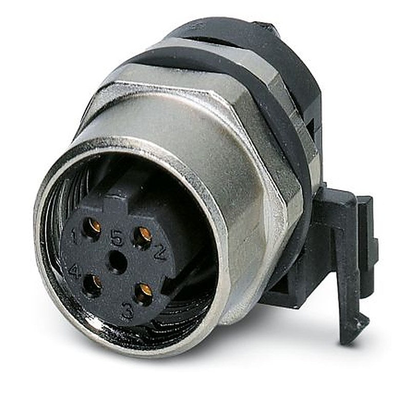 Phoenix Contact Circular Connector, 4 Contacts, Rear, M12 Connector, Socket, Female, IP67, SACC Series