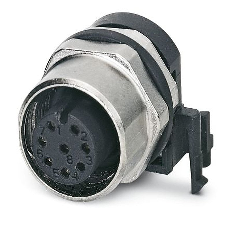 Phoenix Contact Circular Connector, 8 Contacts, Rear, M12 Connector, Socket, Male/Female, IP67