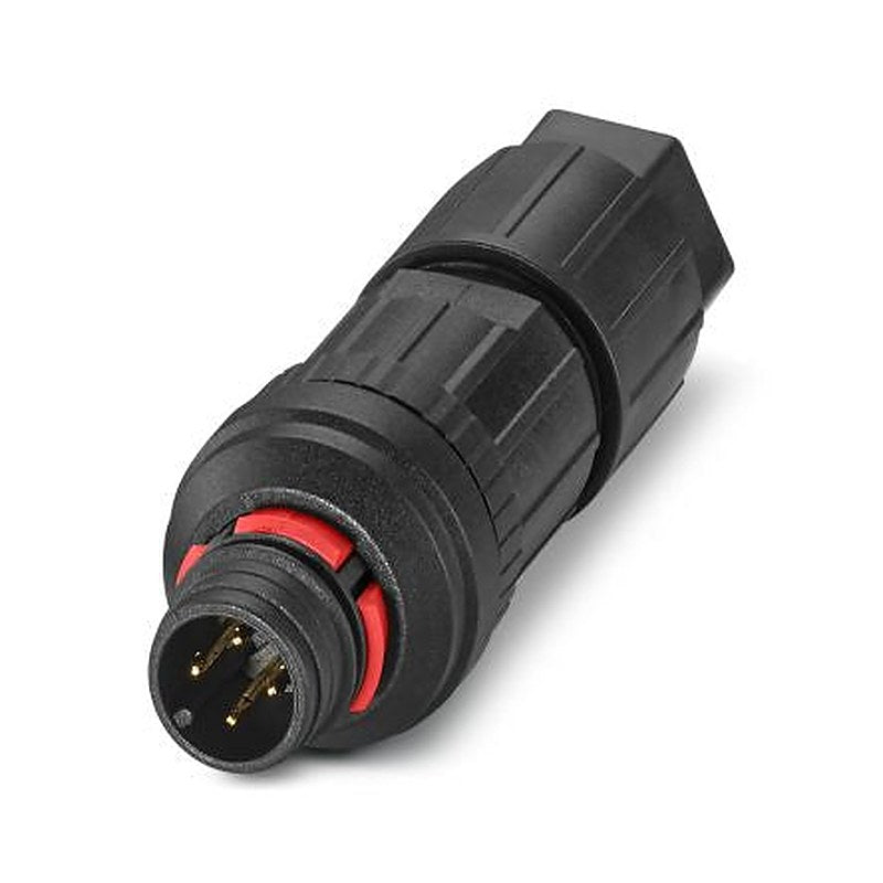 Phoenix Contact Industrial Circular Connector, 4 Contacts, Cable, M12 Connector, Plug, Male, IP65, IP67, SACC Series