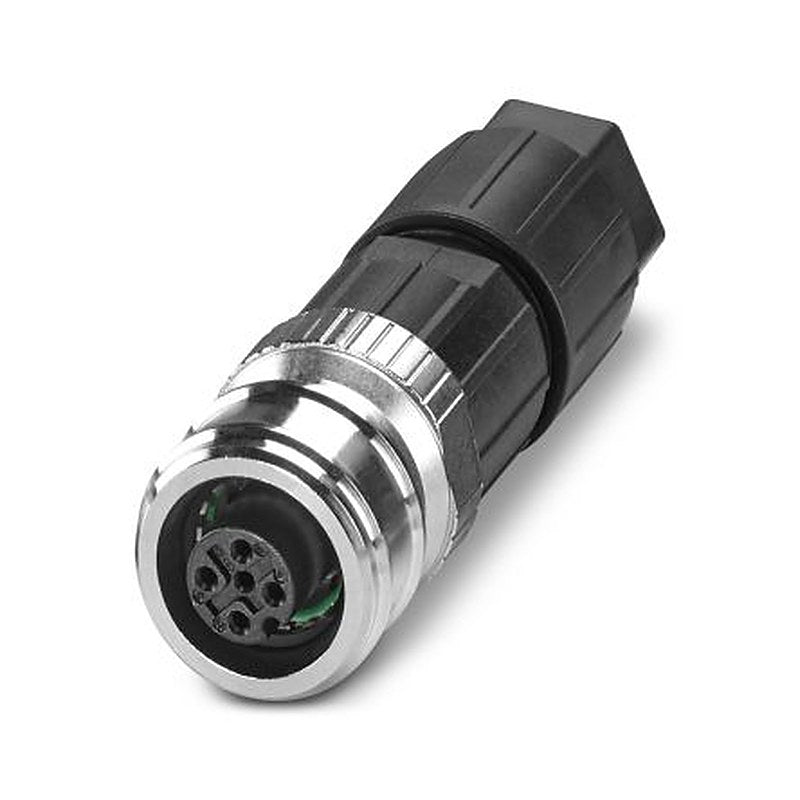 Phoenix Contact Industrial Circular Connector, 4 Contacts, Cable, M12 Connector, Socket, Female, IP65, IP67, DCC06